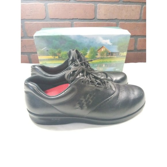 SAS Freetime Free Time Black Leather Lace Up 12 M - Picture 2 of 8